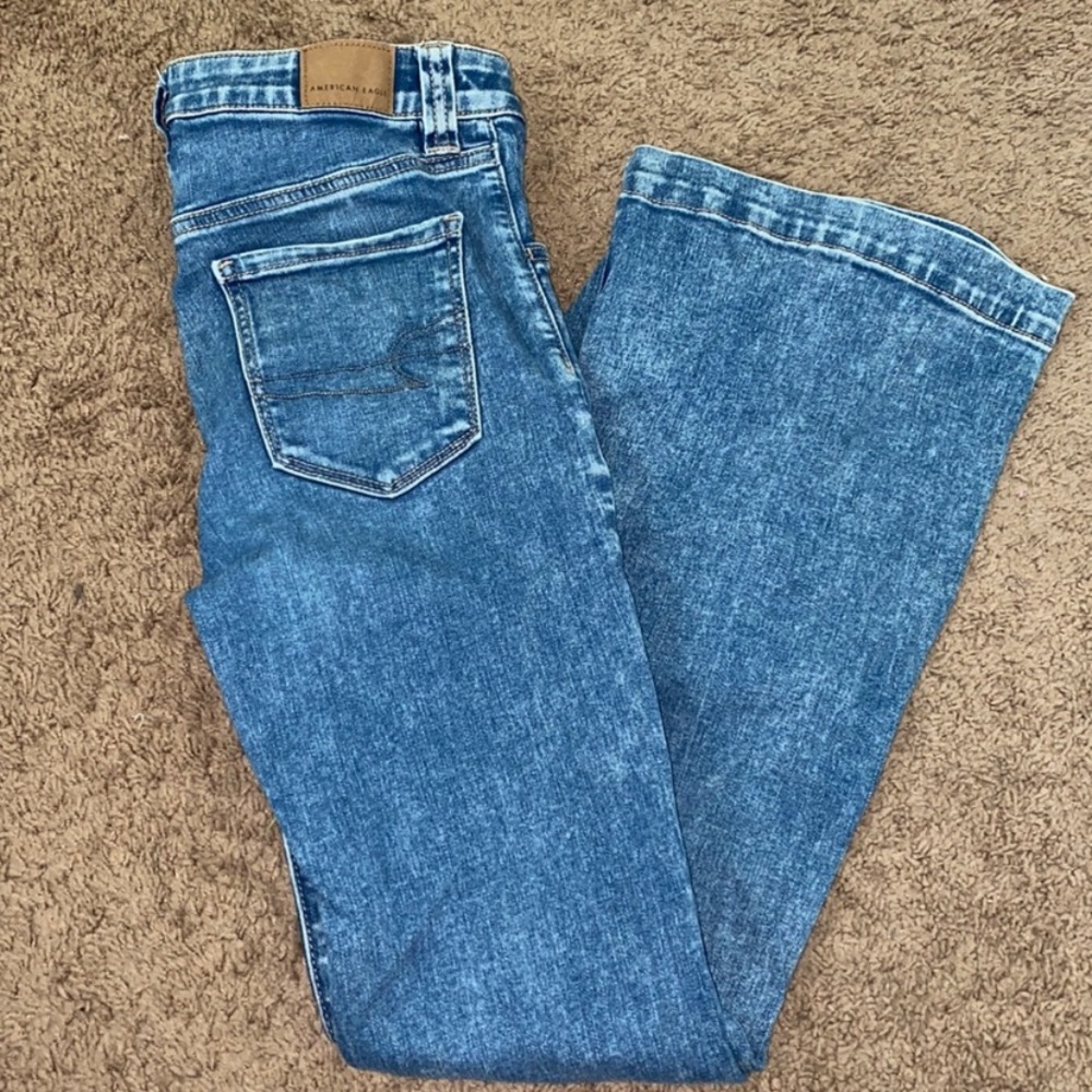 American Eagle High Rise Flare Jeans